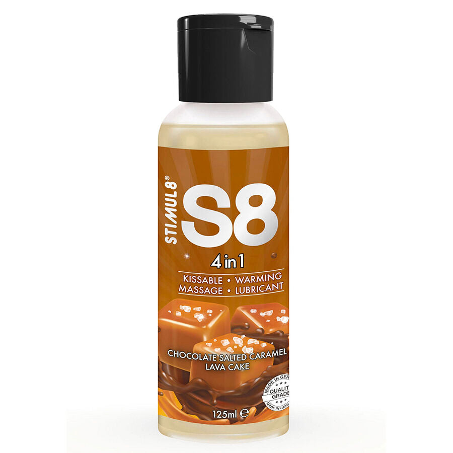 STIMUL8 - S8 LUBRIFIANT DESSERT 4 EN 1 CHOCOLAT ET CARAMEL SALÉ 125 ML