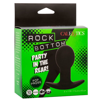 CALEXOTICS - ROCK BOTTOM PLUG ANAL 10 VIBRATIONS SILICONE NOIR