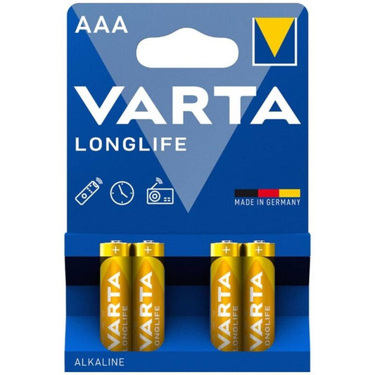 VARTA - PILE ALCALINE AAA LONGUE DURÉE LR03 BLISTER*4