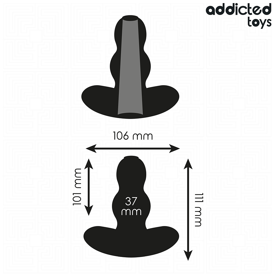 ADDICTED TOYS - PLUG ANAL CREUX TAILLE L 11,1 CM