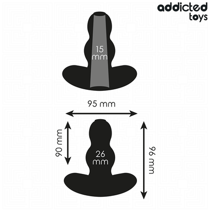 ADDICTED TOYS - PLUG ANAL CREUX TAILLE M 9,6 CM