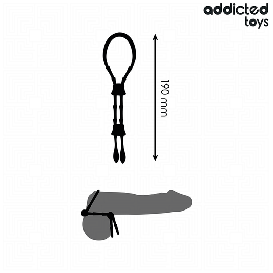 ADDICTED TOYS - CORDE EN SILICONE RÉGLABLE POUR LE PÉNIS