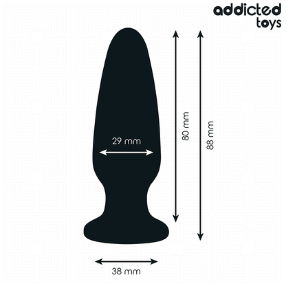 ADDICTED TOYS - PLUG ANAL AVEC BIJOU TAILLE S 8,8 CM
