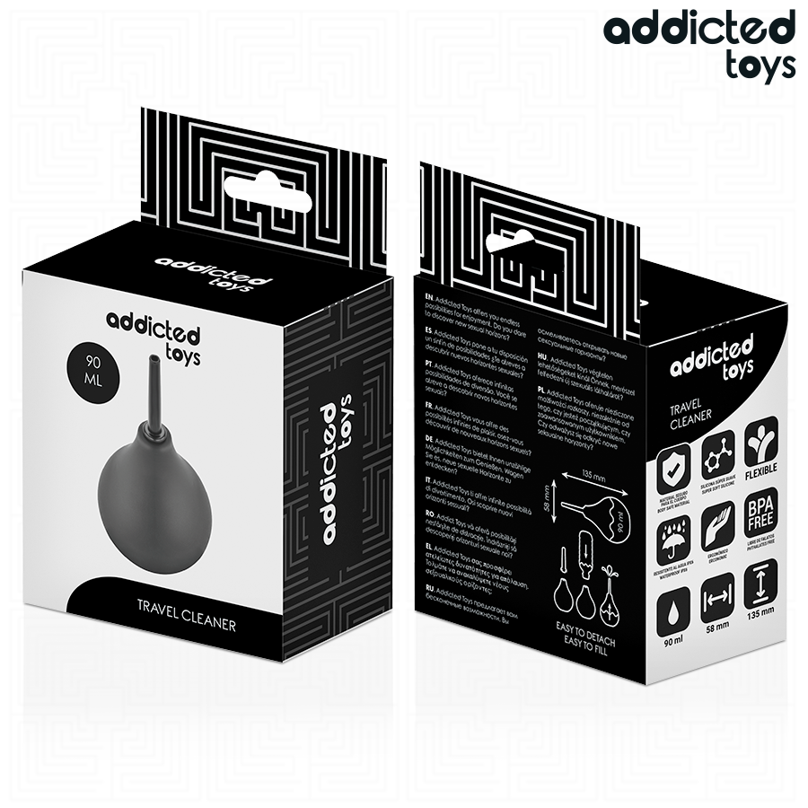 ADDICTED TOYS - NETTOYANT ANAL DE VOYAGE TAILLE S 90 ML