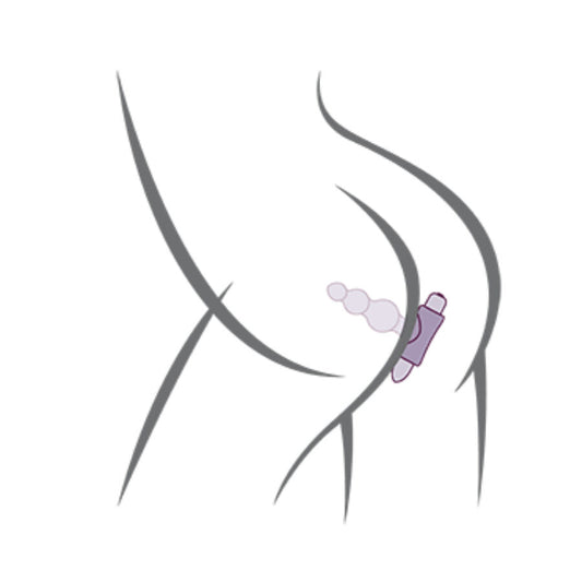 ROCKS-OFF - PETITE SENSATIONS BUBBLES ANAL PLUG VIBRATEUR NOIR